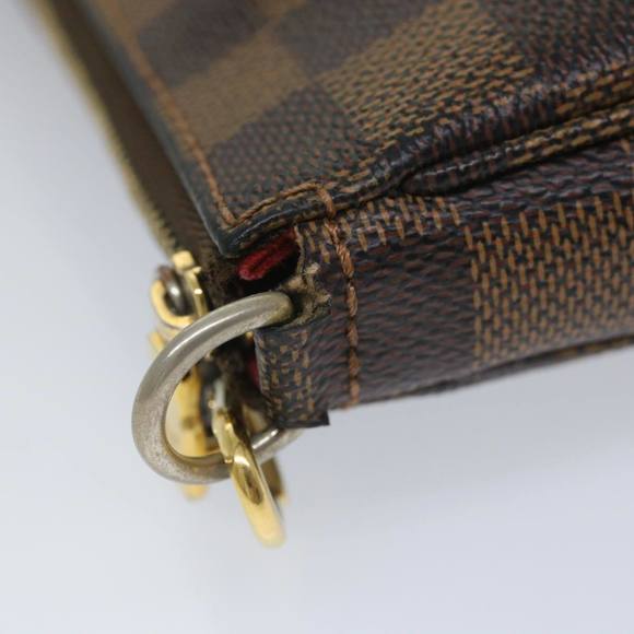 LOUIS VUITTON Damier Ebene Pochette Accessoires Pouch N41206 LV Auth 56891 - Picture 7 of 16